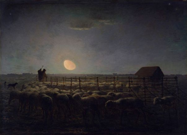 Jean-François_Millet_-_The_Sheepfold,_Moonlight