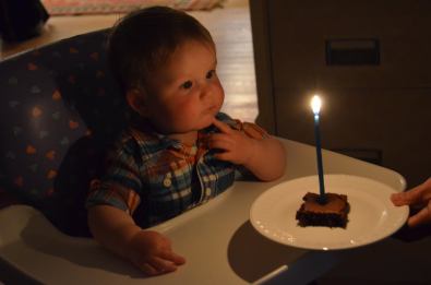 Jamie first birthday March 2016